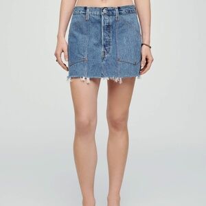 NWT RE/DONE on Revolve Workwear Denim Skirt